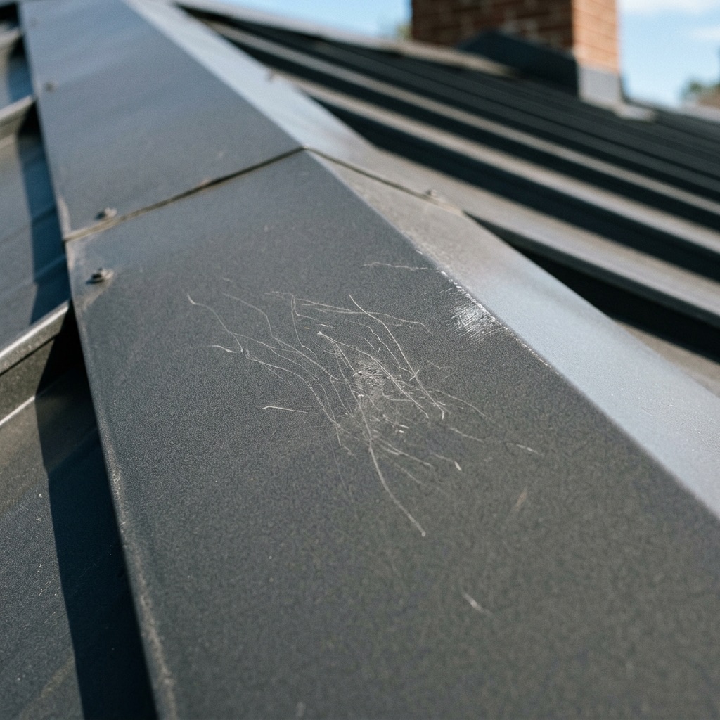 Leichte Kratzer auf Blech