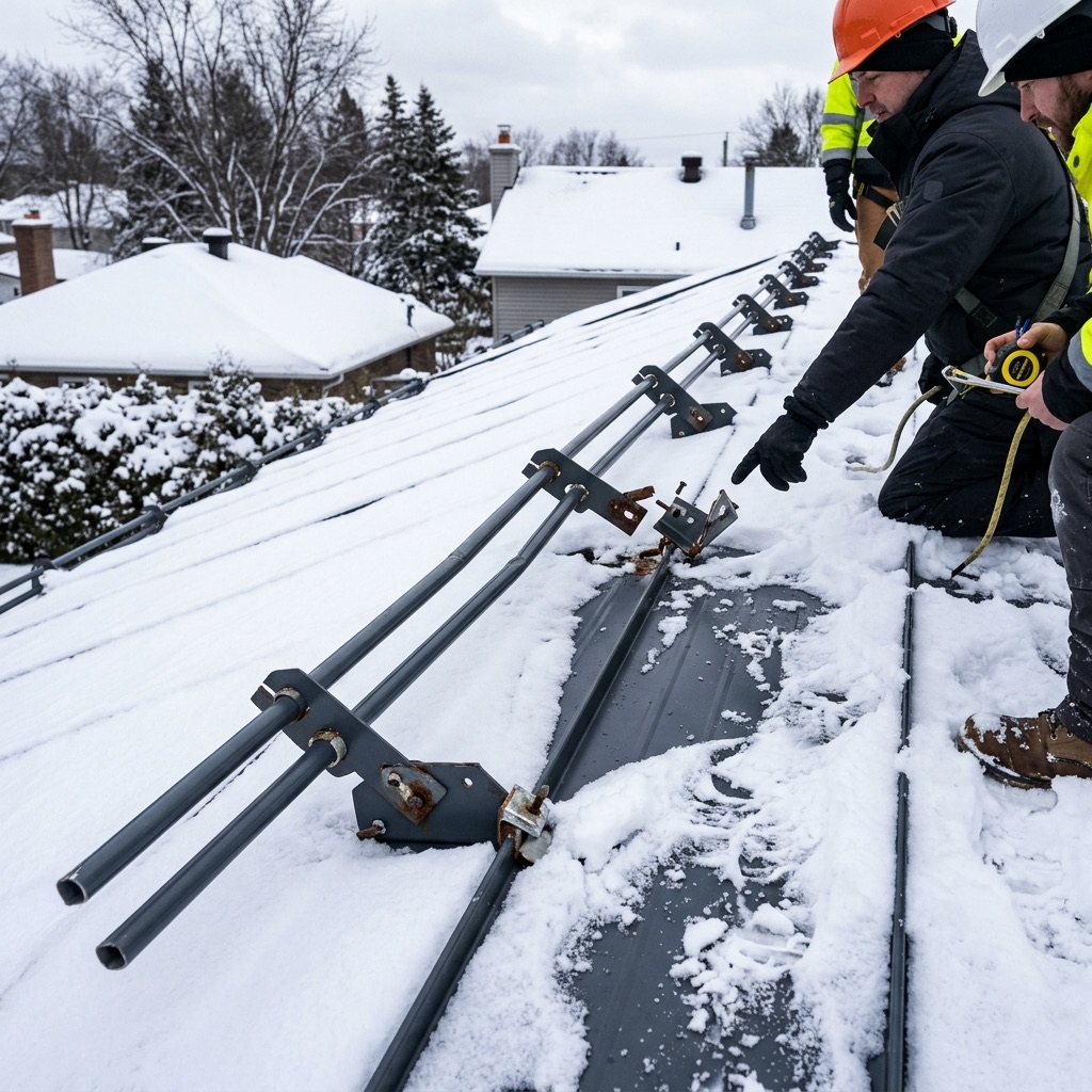 Lockeres Schneefanggitter