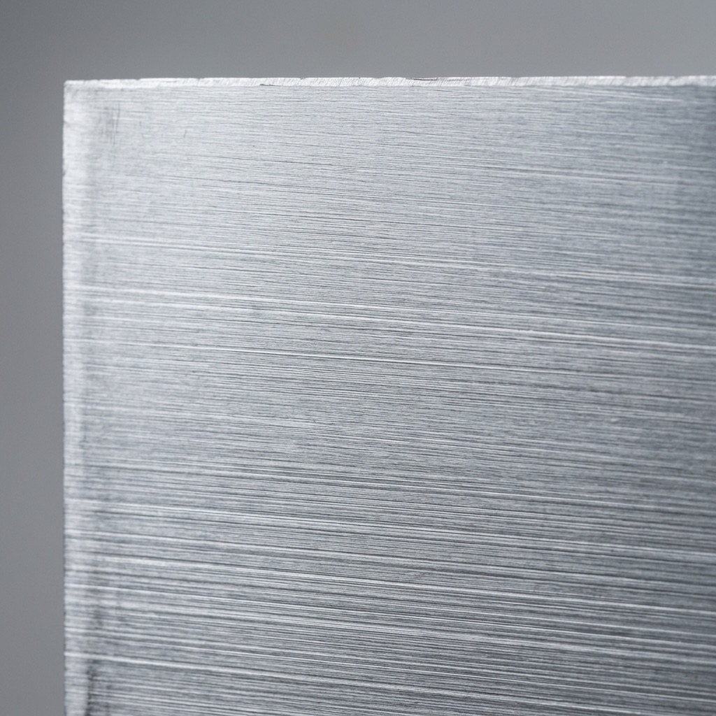 Aluminium Blech – Oberfläche gebürstet