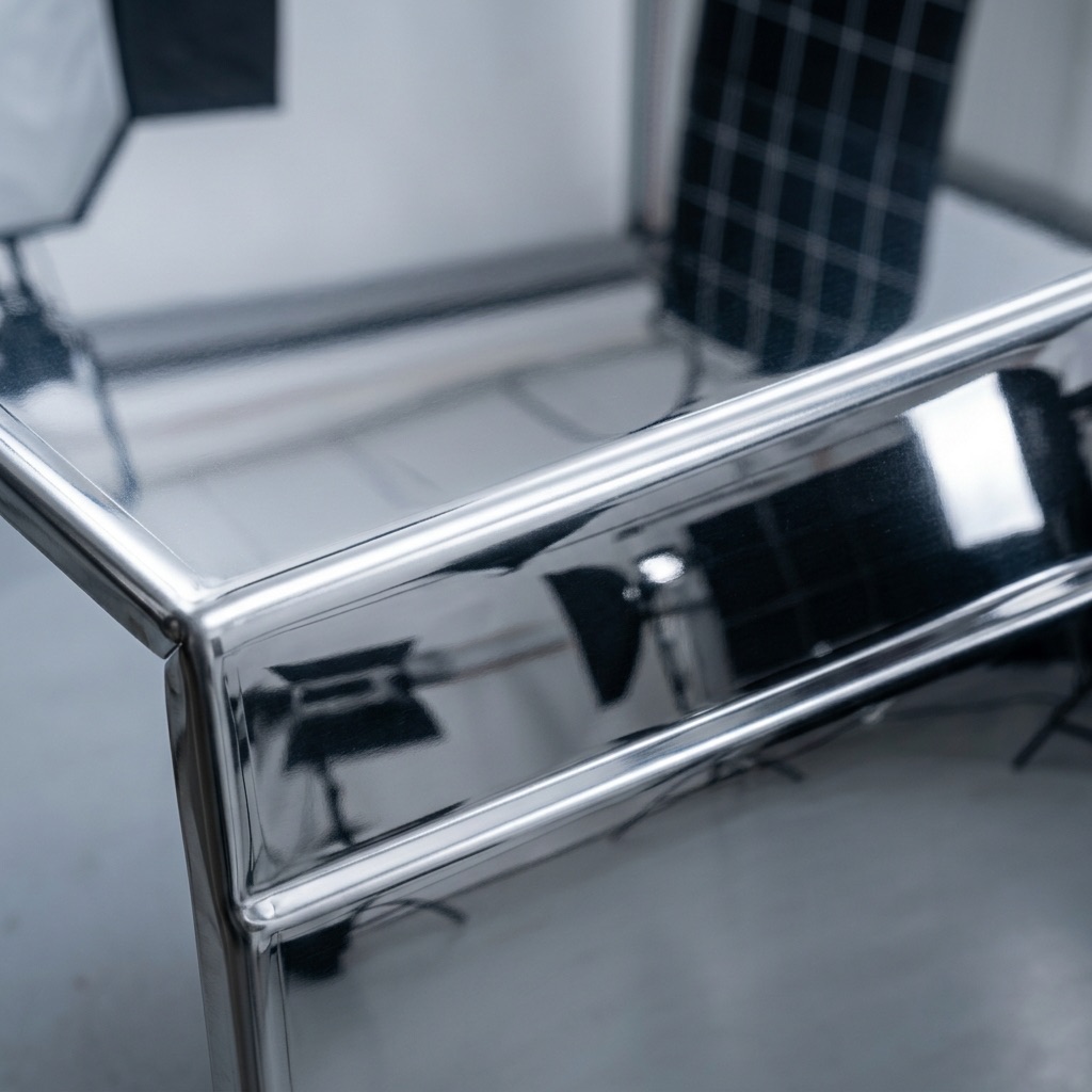 Edelstahl Blech – polierte Oberfläche