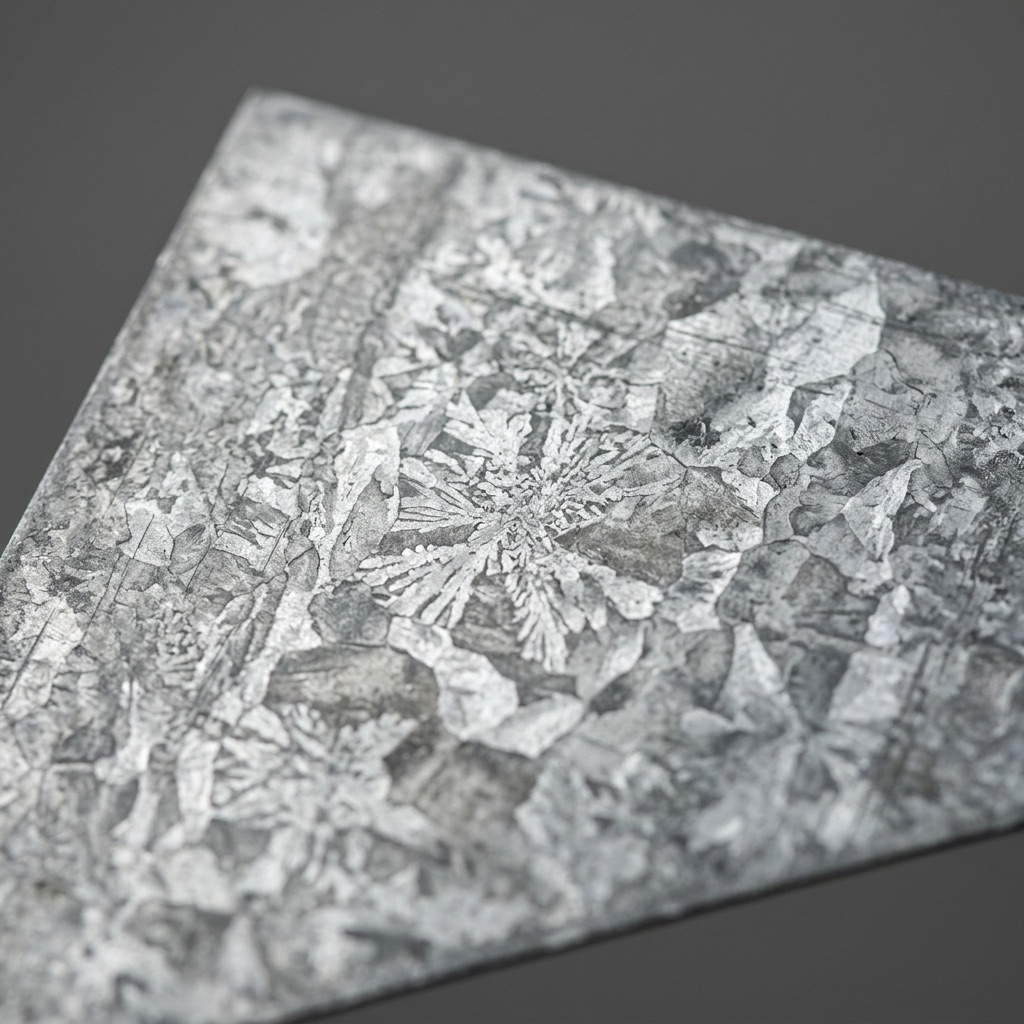 Zink Blech – kristalline Spangle-Oberfläche